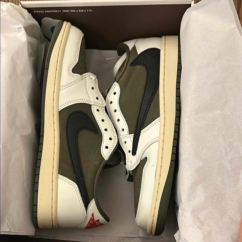 Nike Air Jordan 1 Low OG SP Medium Olive/Black-Sail-Muslin